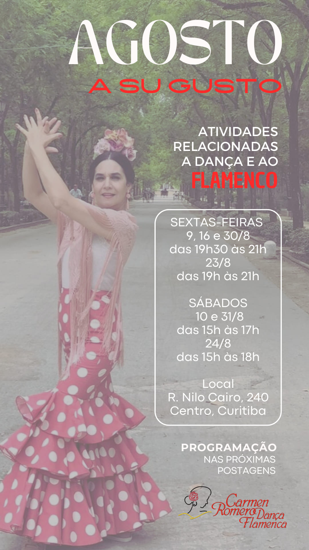 Atividades relacionadas a Dança e ao Flamenco