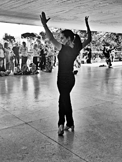CARMEN ROMERO em evento flamenco no MON.