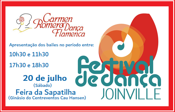 Em JULHO bailamos em JOINVILLE!
